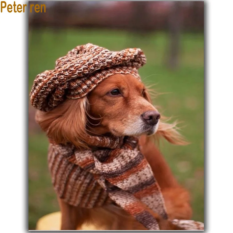 Алмазная живопись модная собака алмазная вышивка животные 3d квадратная мозаика