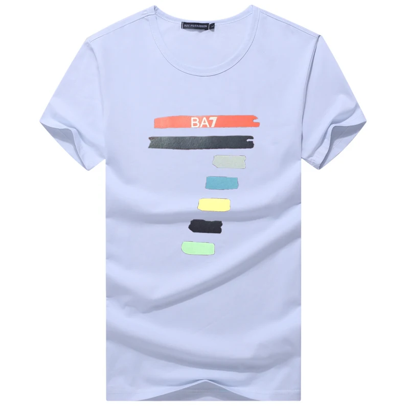 Оригинальная брендовая мужская футболка большого размера летняя эластичная