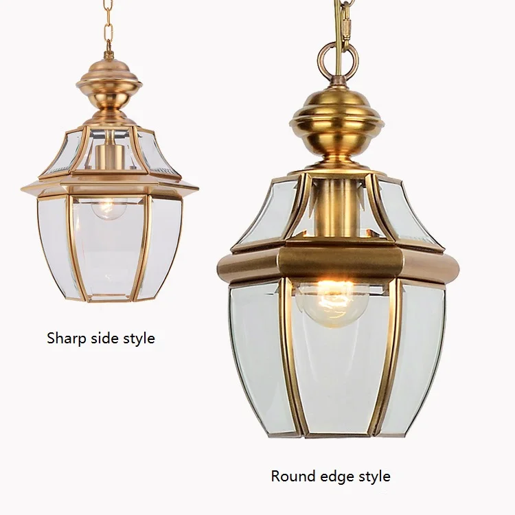 Освещение в европейском стиле полностью медные водонепроницаемые креативные