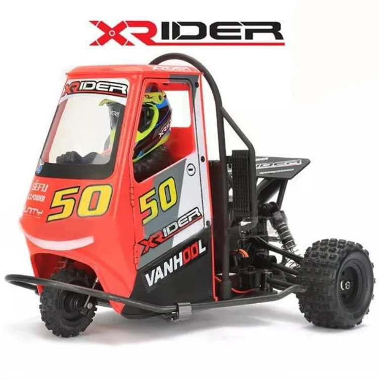 Радиоуправляемая машинка на дистанционном управлении 2,4G X-Rider 1/8 Piaggio Ape 1:8 2WD Детские дрифтерные машинки на батарейках RTR