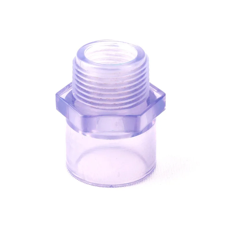 5 шт. разные размеры прозрачный ПВХ Мужская резьба прямое соединение