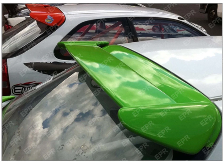 Для Honda Civic 6TH GEN EK 3 двери FRP стекловолокно Mugen спойлер обвес авто тюнинг часть для Civic EK стекловолокно крыла крыши