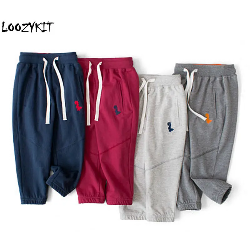 Loozykit/штаны для мальчиков повседневные штаны детская одежда хлопковые длинные