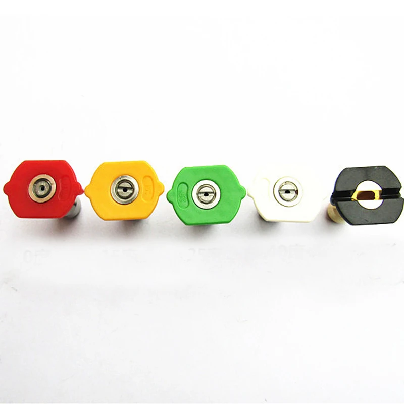 5 шт Красочный веер сопло высокого давления водяной пистолет воды на выходе