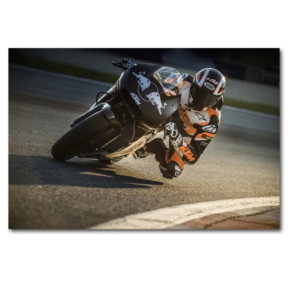Настенная картина Ducatis с изображением мотоцикла RC16 спортивные постеры для