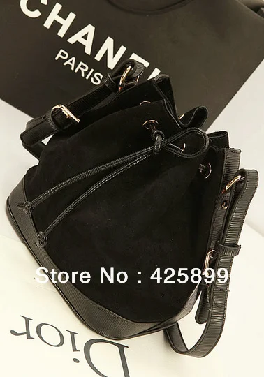 Free Shipping New European matte leather bucket bag shoulder diagonal handbags | Багаж и сумки