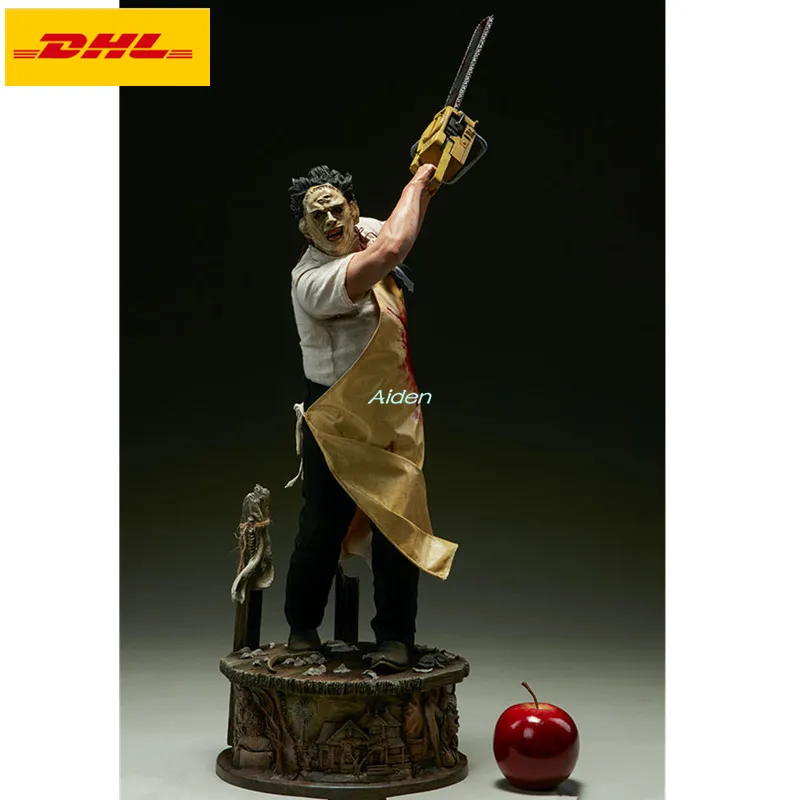 2" Техасская статуя резни цепной пилы Leatherface бюст Amok полноразмерный портрет PF треугольник GK фигурка игрушка коробка 74 см B962
