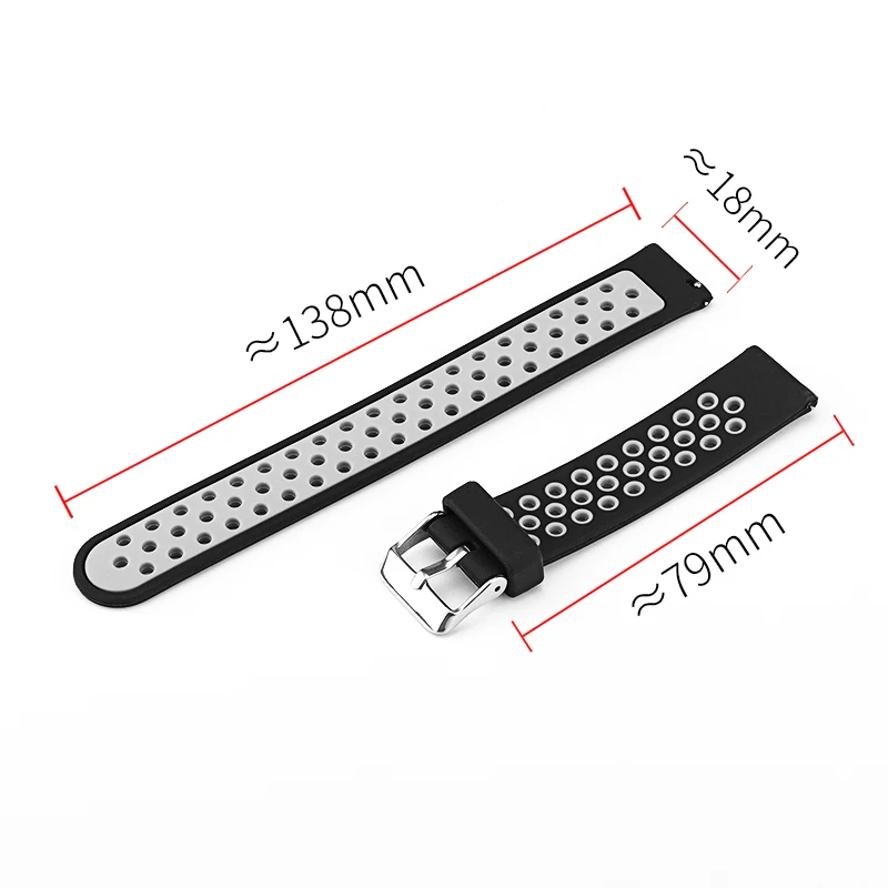 Ширина ремешка 18 мм силиконовый ремешок для huawei Talkband B5 умный браслет двойной цвет huawei Band B5 спортивный ремешок