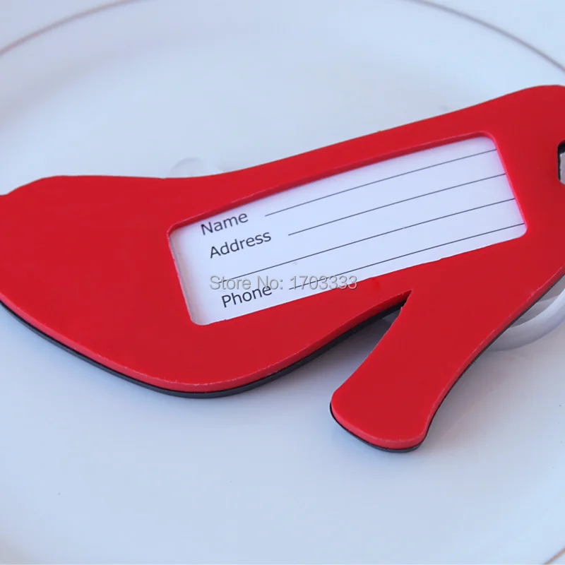 Высококачественная модная бирка для багажа на высоком каблуке свадебные