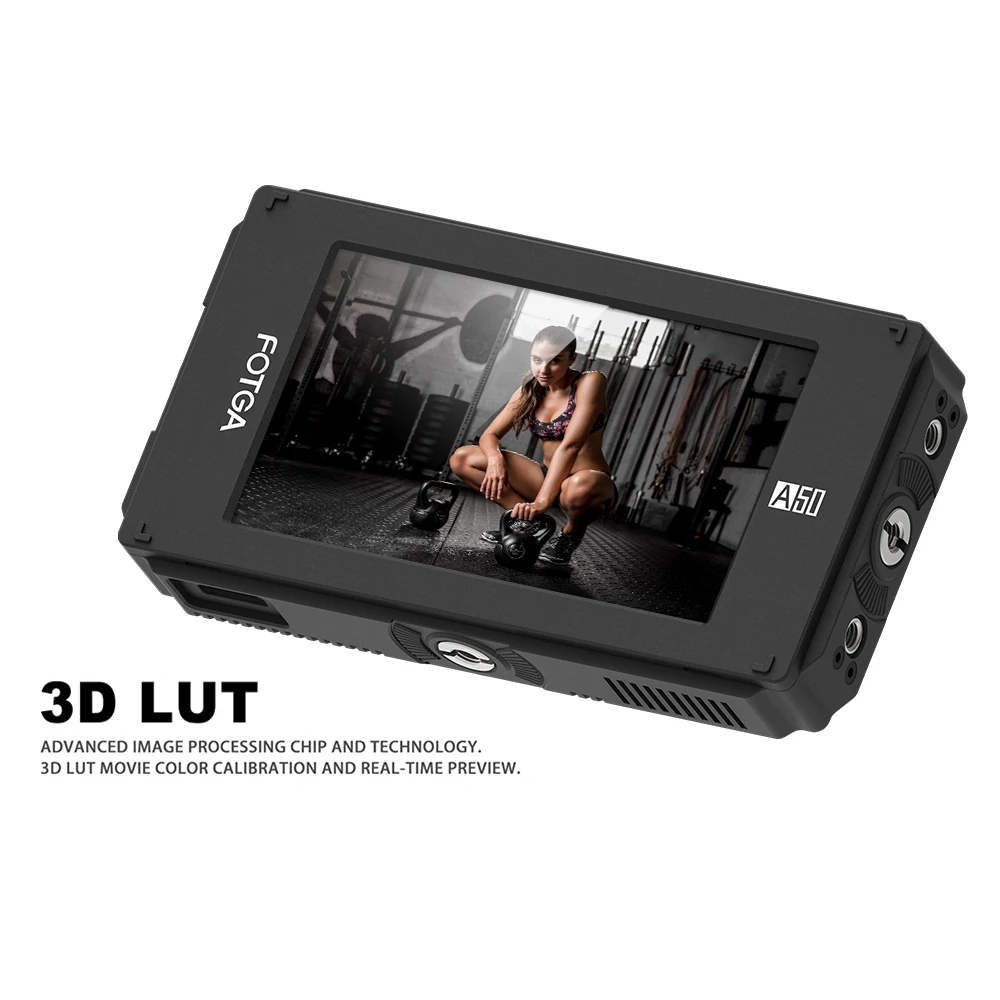 FOTGA A50T Vedio монитор 5 дюймов FHD ips накамерный полевой монитор 1920*1080 сенсорный экран двойной NP-F Батарейная пластина для 5D III IV A7