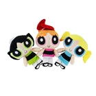 3 шт.лот, 20 см, мультяшное аниме мощное пуховое плюшевое платье для девочек, фигурка цветущей, бабочки и пузырьки, милая плюшевая и мягкая кукла, игрушка