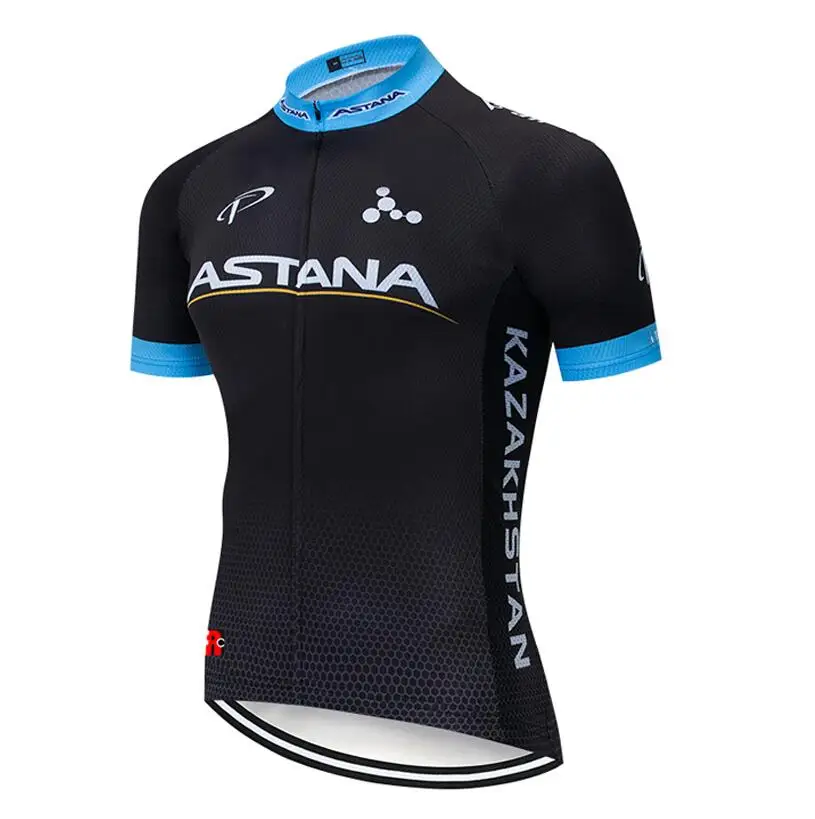 DE ASTANA велосипедная команда Джерси 12D велосипедные шорты костюм Ropa Ciclismo мужская летняя быстросохнущая одежда для велоспорта - Цвет: Темно-серый