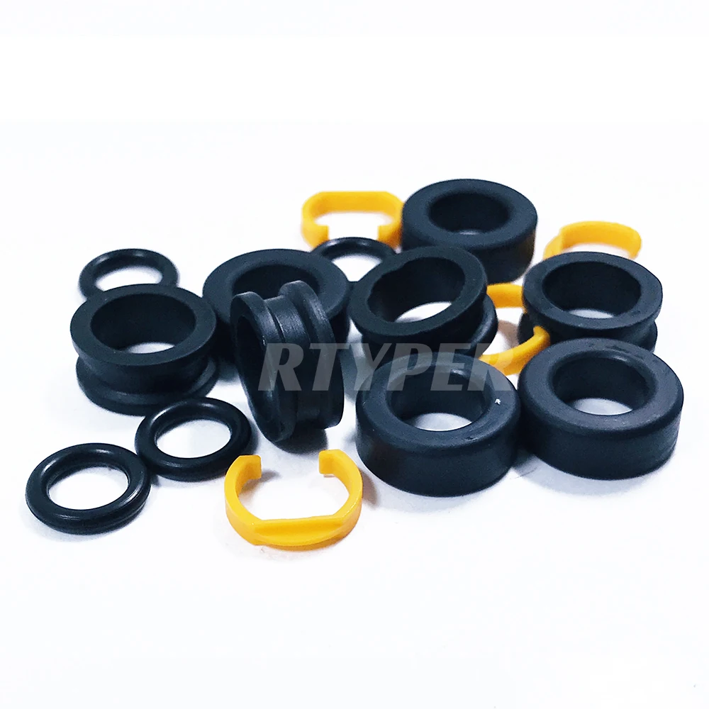 Four Sets Fuel Injector Repair Kit Micro Filter Oring Plastic Gasket Pintle Cap 02306 For Bosch | Автомобили и мотоциклы