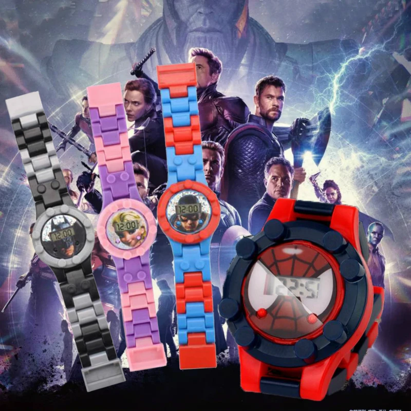 Детские часы строительные блоки Совместимые части игрушек LegoINLY NinjagoINLY LegoINGS LegoINGL