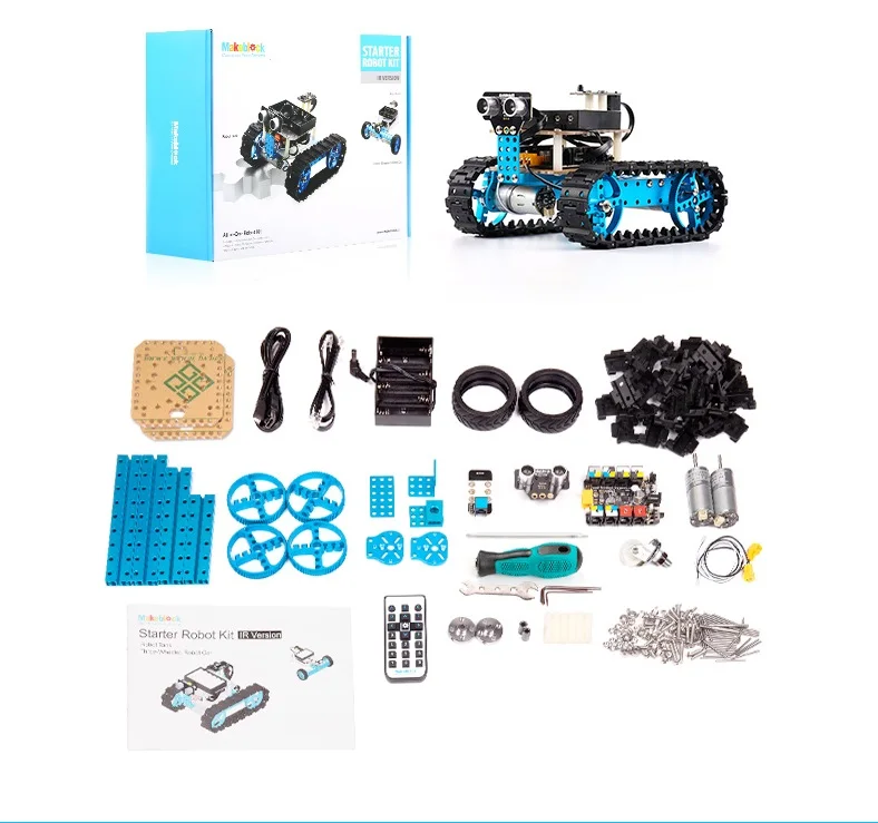 Комплект для самостоятельной сборки Makeblock Arduino робот стартовый комплект синий
