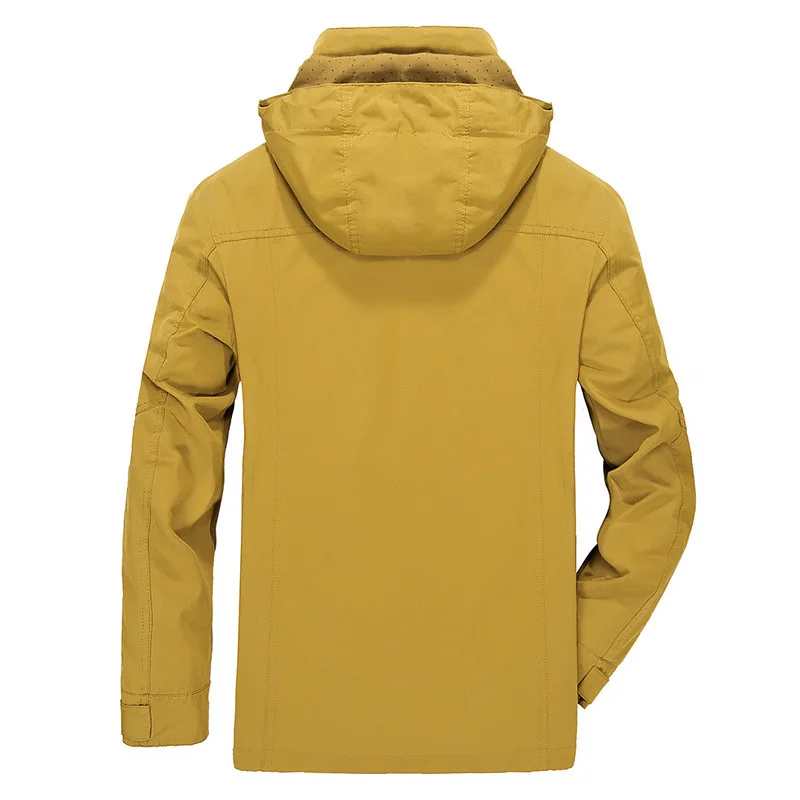 Chaqueta con CAPUCHA desmontable al aire libre Капа де Deportes Y delgada непроницаемой Abrigo Повседневное Para