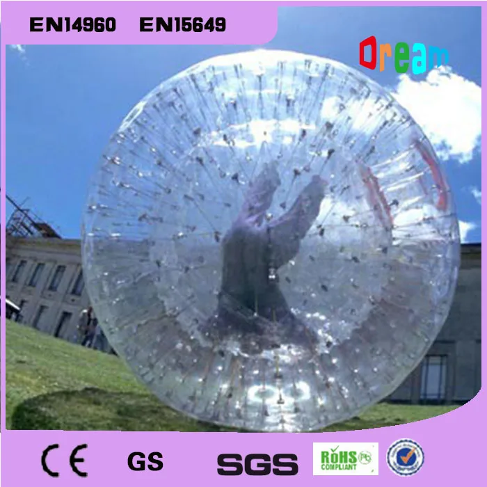 Бесплатная доставка 2 5 м надувной шар для Зорба из ПВХ боулинга уличный