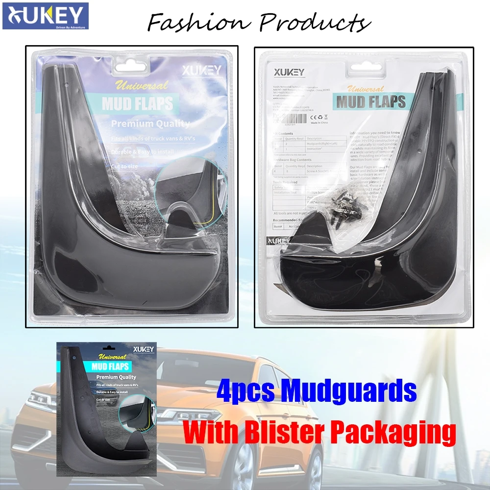 4 шт. Универсальные Брызговики Передние Задние для Peugeot FIAT VW Buick Renault Ford Mazda Vauxhall Opel