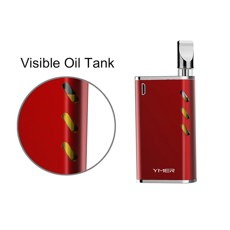 LvSmoke YMER CBD Vape Mod электронная сигарета 510 нить 650 мАч батарейный блок мод для всех