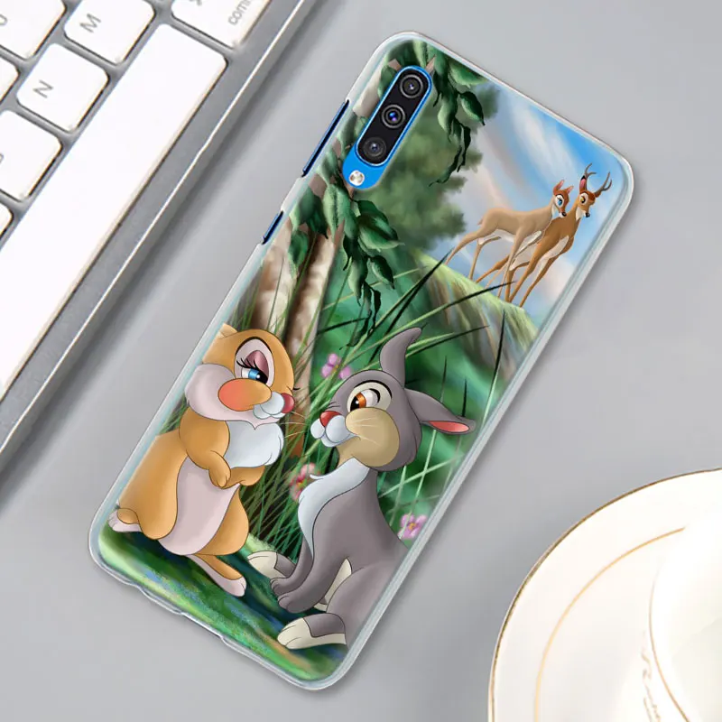 Бэмби Thumper чехол КРЫШКА ДЛЯ samsung Galaxy A30 A40 A50 A70 A6 A8 плюс A7 A9 M30 чехол для телефона Coque