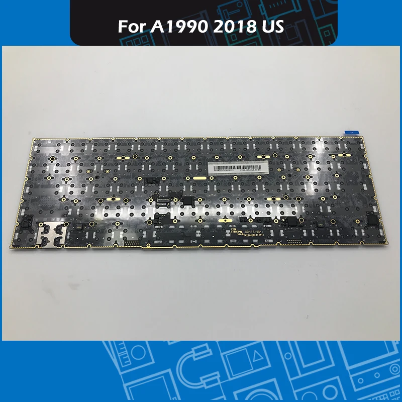 Новый ноутбук A1990 английская клавиатура для Macbook Pro Retina 15 дюймов сменная Mid-2018 EMC 3215