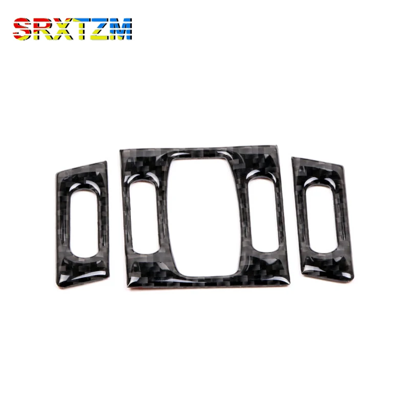 SRXTZM для BMW E60 2004 2010 5 серия углеродное волокно внутренняя отделка центральный