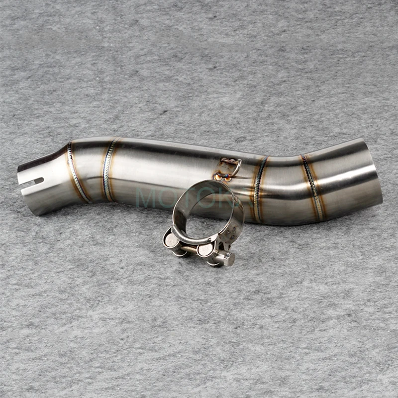 

Universal Motorcycle Modified Exhaust Pipe System CBR300R CBR300 CB300F 2012 2013 2014 2015 Middle Link Pipe Adapter