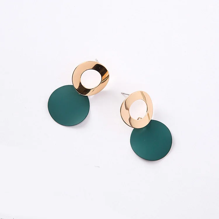 2018 Metal Style Alloy Chain Drop Earrings Brincos Personality Boucle D'oreille for Wome Ear Accessories | Украшения и