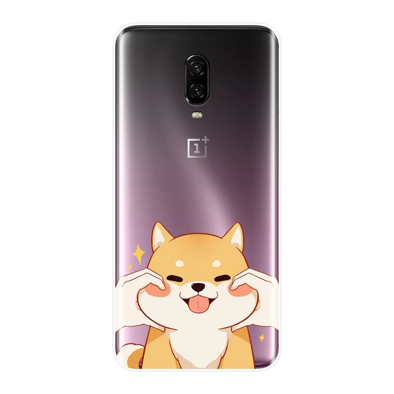 Мягкий чехол для телефона Shiba Inu Dog милый силиконовый OnePlus 6 6T 5T 3 3T 3T|Бамперы| |