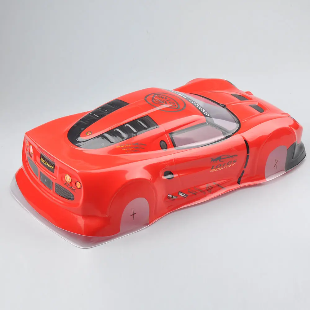 190MM width red PVC DIY painted body shell #033R fit for HSP HPI 1:10 RC on-road drift car accessory assembly parts | Игрушки и хобби