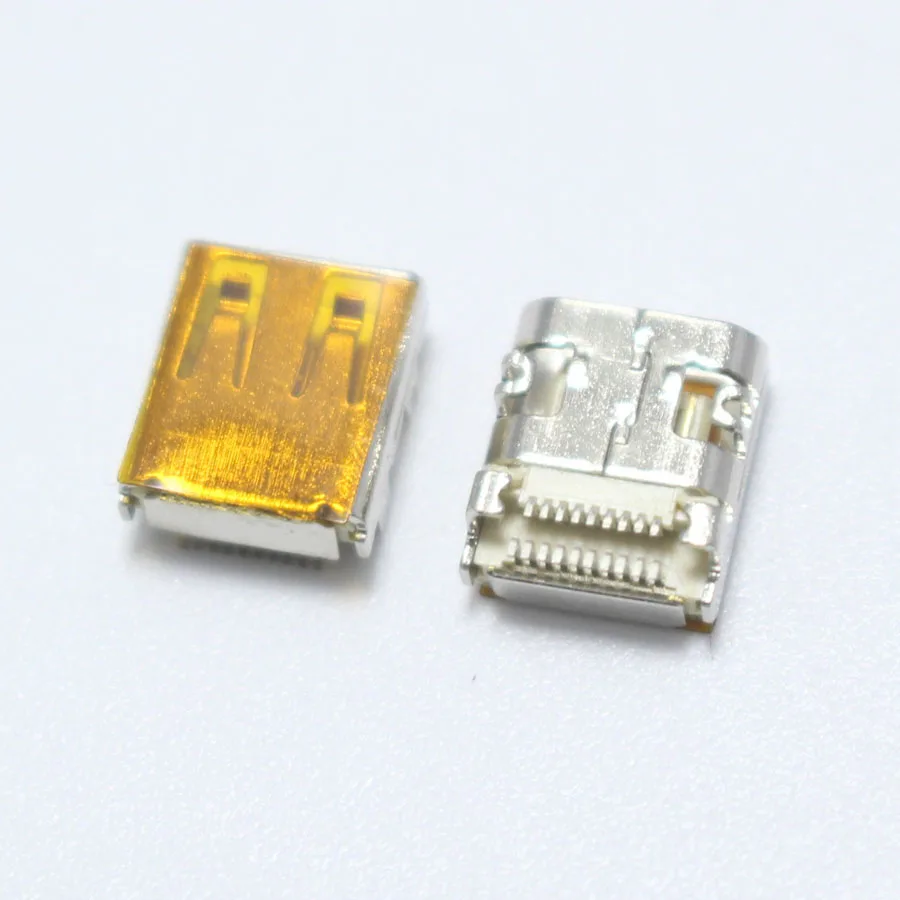 2 шт./лот 19Pin SMD Micro HDMI AF Женский Джек HD видео гнездо для планшетных ПК ноутбуков и т.