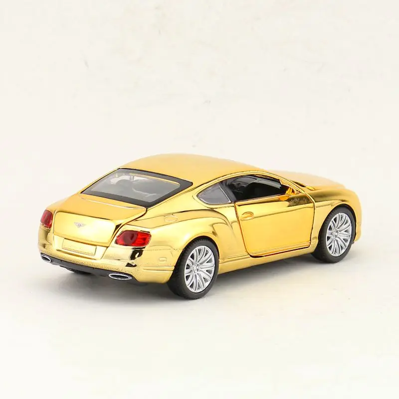 /литая под давлением игрушечная модель/1:32 Масштаб/Bentley Континентальный GT автомобиль/Вытяжка/звук и светильник/образовательная Коллекция/подарок