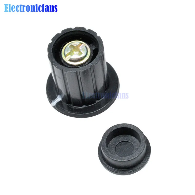 5 шт. колпачок для кнопки потенциометра черный и серый цвета 4 мм 6 подходит