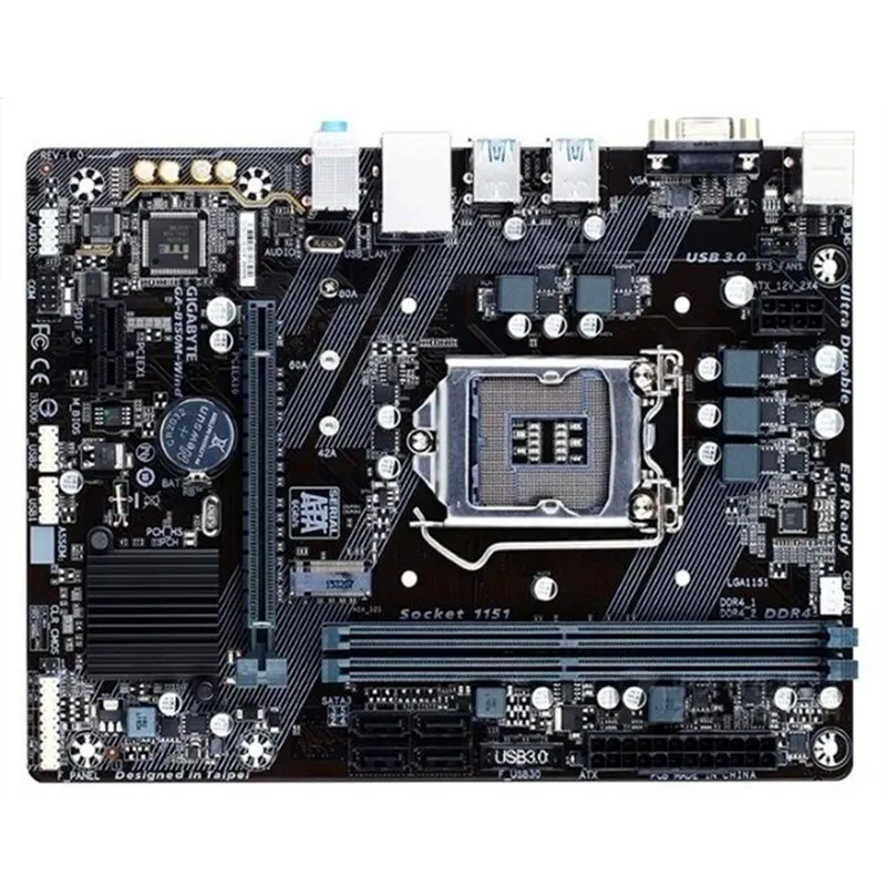 LGA1151 для Gigabyte GA B150M WIND оригинальный использоваться настольных ПК B150 материнская
