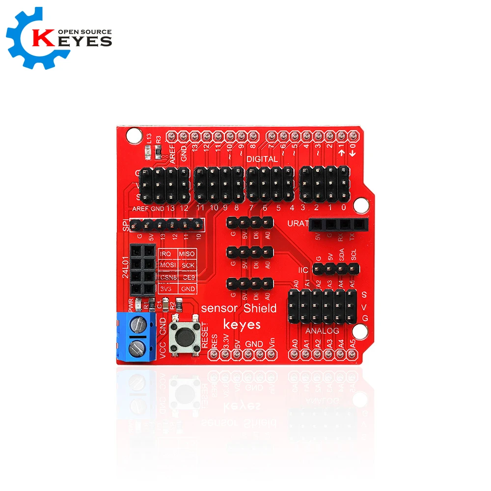 KEYES сенсорный Щит V5.0 Плата расширения для Arduino uno R3|shield for arduino|shield arduino unoshield |