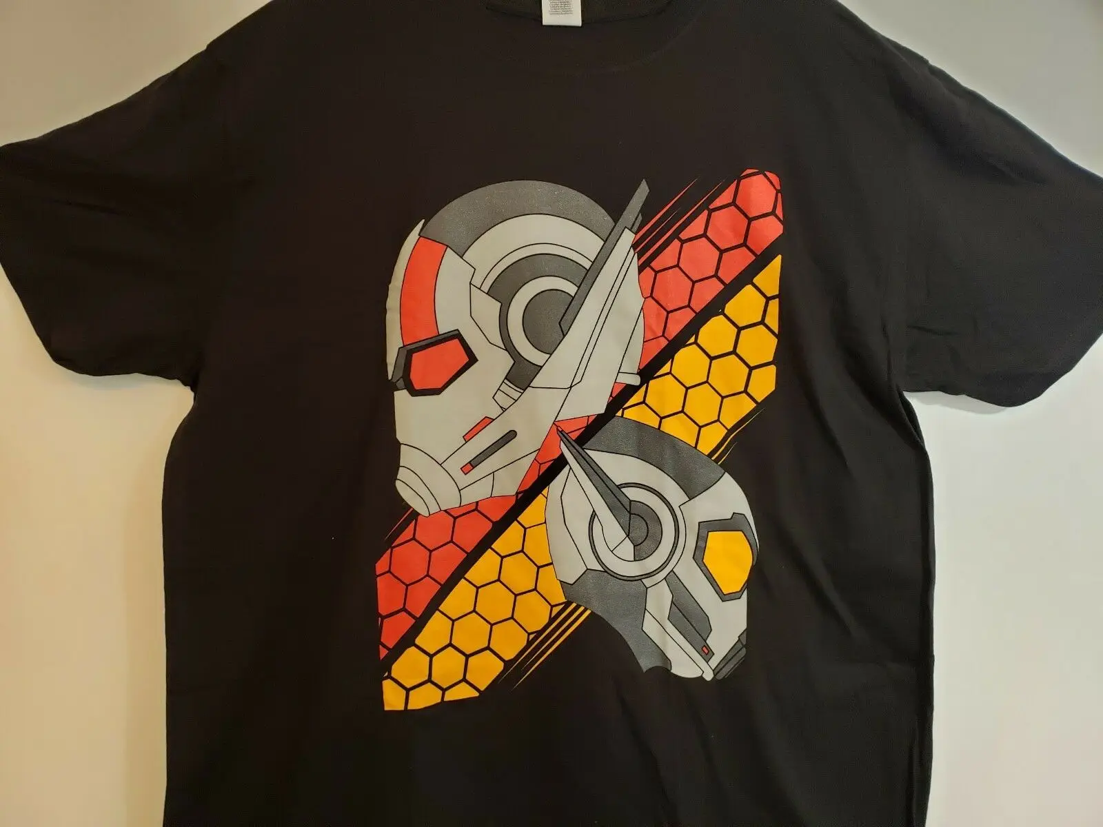 Marvel Ant-Man &amp Wasp Black Men T-shirt Size S-3XL Short Sleeves 100% Cotton Unisex Fashion T Shirt Top Tee PLUS SIZE |