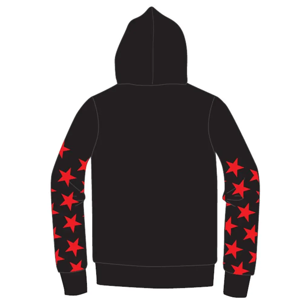 Новинка 2019 мужские толстовки с капюшоном худи куртка красной звездой для Honda gp