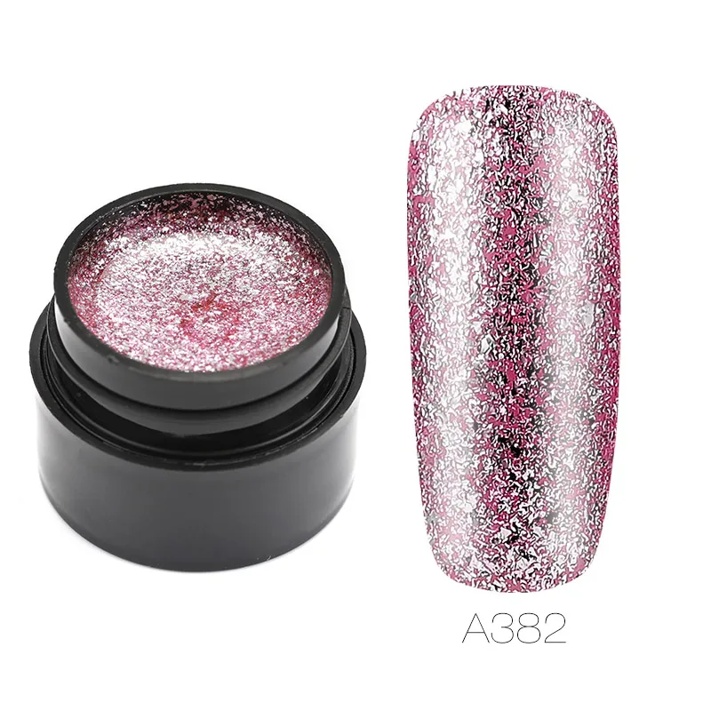 RFA382 ROSALIND блестящий набор гель-лаков для ногтей для маникюра Platinum Nails Art Poly Gel Lak гибридные Лаки UV цвета верхнее Базовое покрытие праймер - Цвет: RFA382