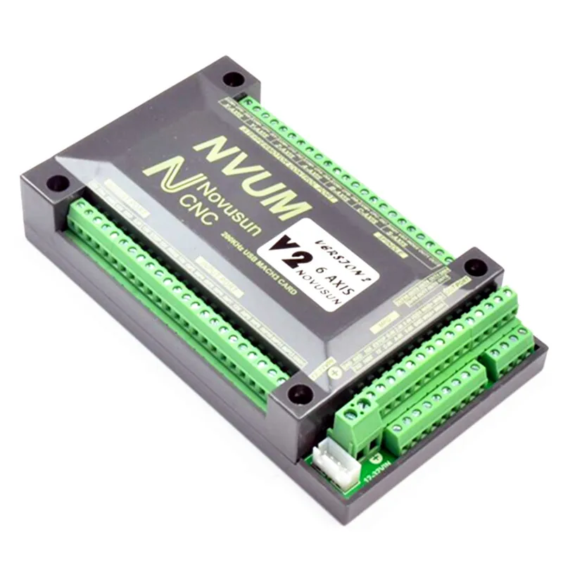 

NVUM 4-осевая USB-карта Mach3 200 кГц, ЧПУ-роутер 3 4 6-осевая карта управления движением, разрывная плата для «сделай сам», гравировальный станок