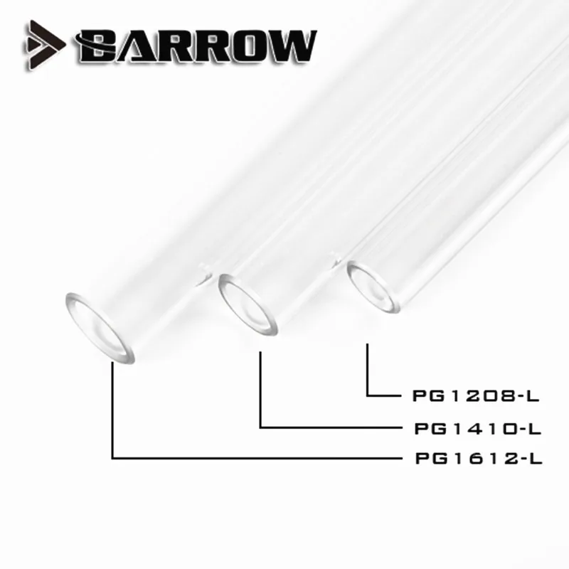 Barrow PG1612/PG1410/PG1208 500 мм PETG жесткие трубки высокое качество светопропускасветильник