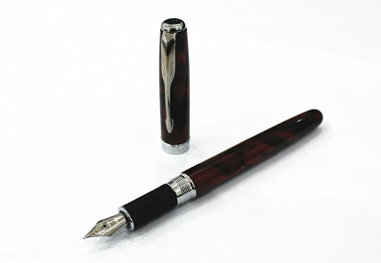 H Jinhao 601 авторучка ручка металл 0,5 мм F Nib иридиевые чернила для письма ручки для студентов canetas школьные офисные принадлежности поршневой конвертор - Цвет: H