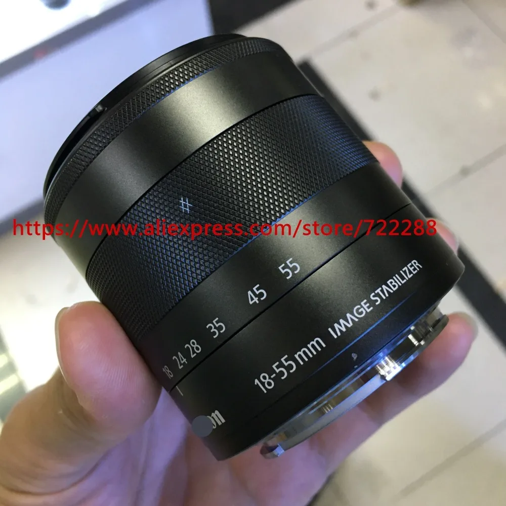 Подлинный б/у EF-M 18-55 мм F/3,5-5,6 IS STM 18-55 зум-объектив для Canon EOS M M3 M5 M6 M10 M100