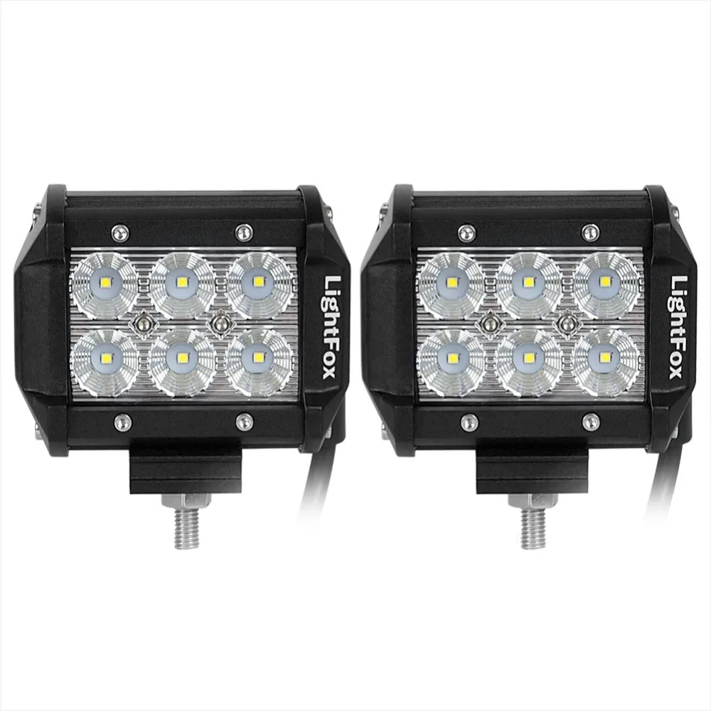 Барра De LED 4 шт. дюйма 18 Вт огни автомобиля бездорожье ATV внедорожник Грузовик