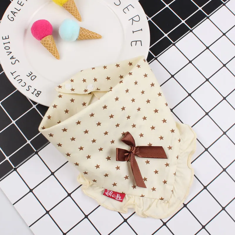 1 шт. нагрудники для девочек впитывающий хлопок треугольное полотенце