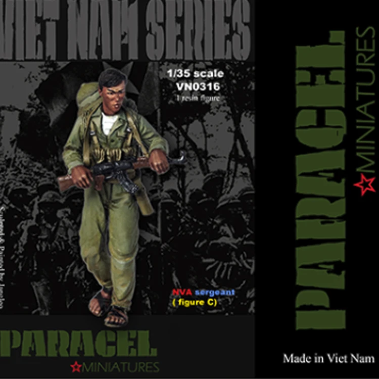 1/35 NVA SERGEANT Resin Model Soldier GK Вьетнамская война несобранный и Неокрашенный комплект |