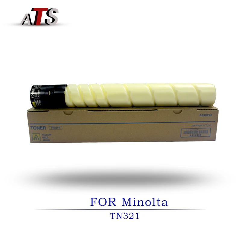 1 шт. Черный тонер-картридж 209g CMY 112,5g для Konica Minolta TN321 Bizhub BH C224 C224e C284 C284e C364 C227 C287 совместимый