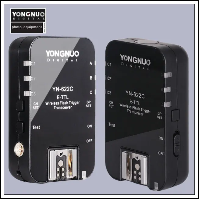 Беспроводной триггер Yongnuo YN 622C 622 ETTL HSS 1/8000S 2 трансивера для Canon 1100D 1000D 650D 600D 550D 7D 5DII