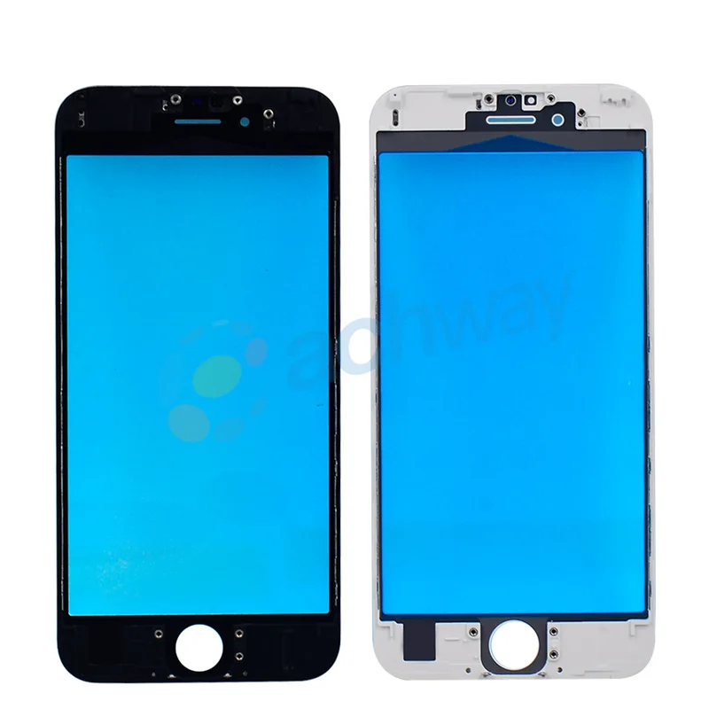 Внешнее стекло внешнее Стекло объектива Запасная часть+ Рамка для iphone 6 6S plus/7/7 Plus Топ ЖК-дисплей сенсорного экрана+ инструменты для iphone 6/7 передней панели