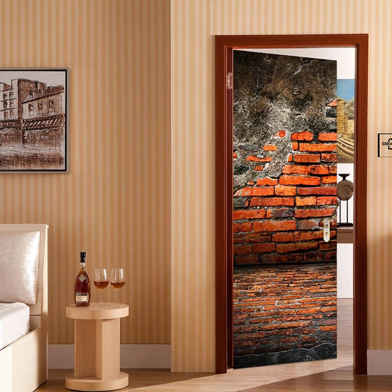 YXCV2109-03 Самоклеящаяся наклейка из ПВХ, водостойкая, вид морского дерева, искусство, домашний декор, сделай сам, для гостиной, 3D принт, наклейка, костюм для стальных дверей, бумага - Цвет: YXCV2109-03