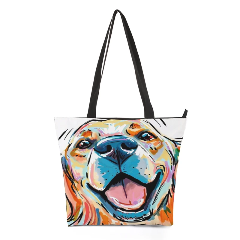 Женские сумки тоут CROWDALE повседневные из парусины на плечо с принтом 3d|women bag|shoulder